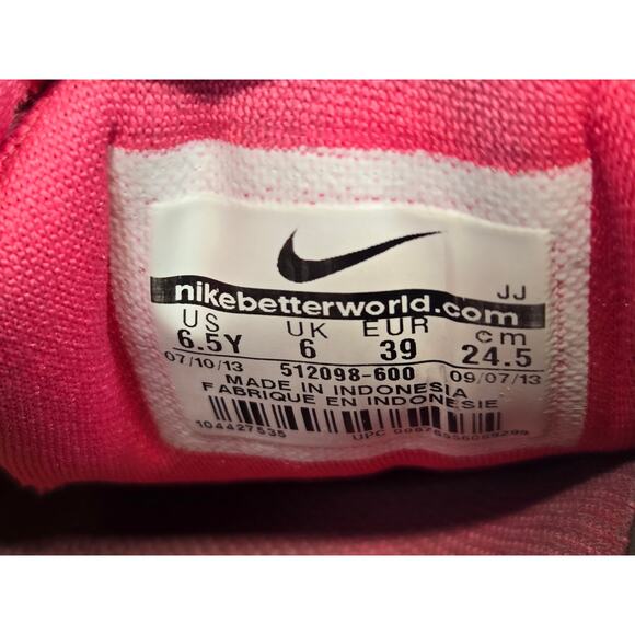 Nike Free Run 3 Running Shoes in Spark Pink Volt | Girls 6.5Y | 512098-600 - Picture 7 of 7